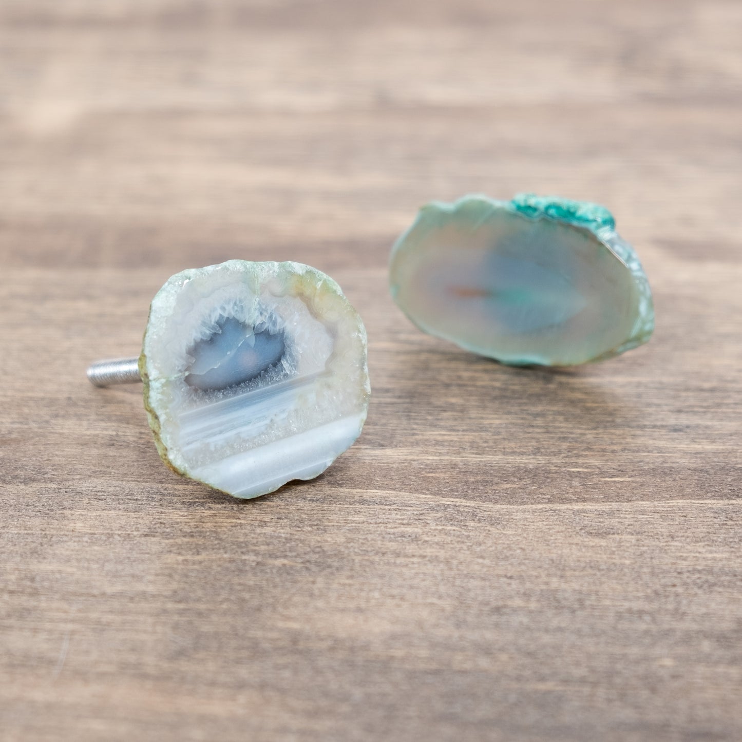Green Agate Knob