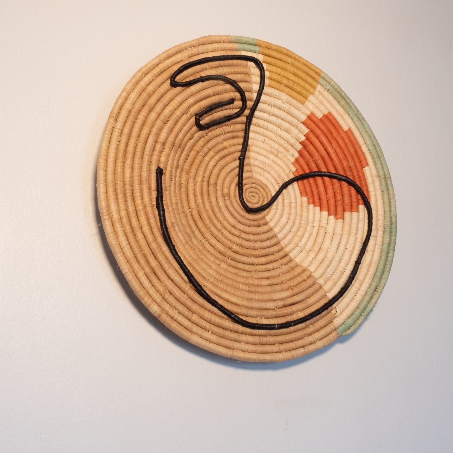 21" Abstract Face Wall Disc