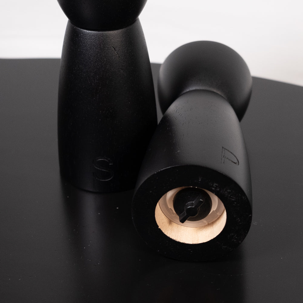 Rubber Wood Salt & Pepper Mill Set