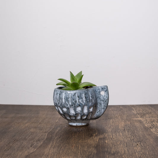 Small Stoneware Plant Pot