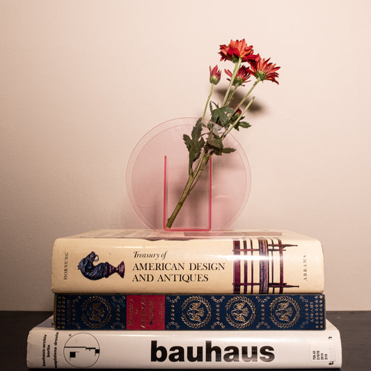 Pink Circle Acrylic Vase