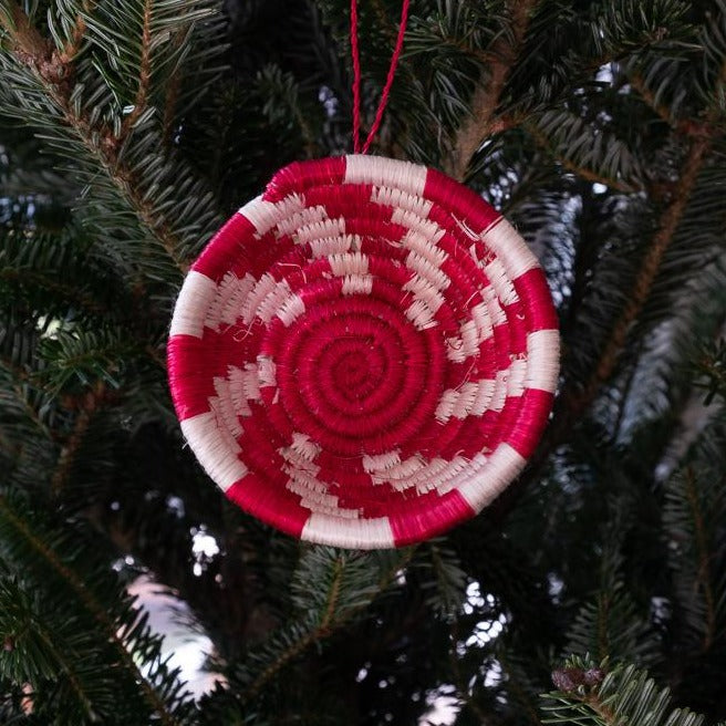 Red Basket Ornament