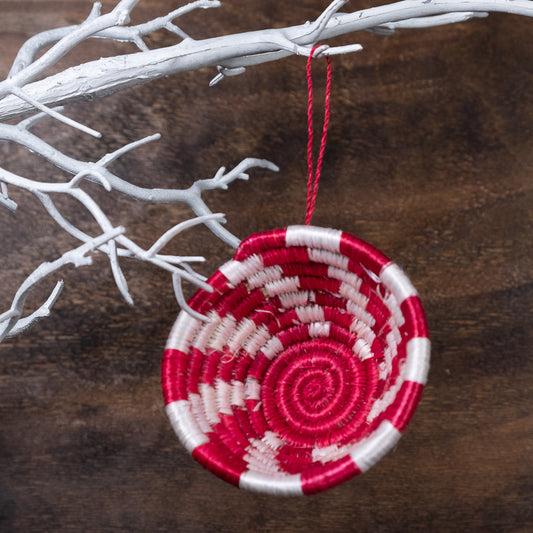 Red Basket Ornament