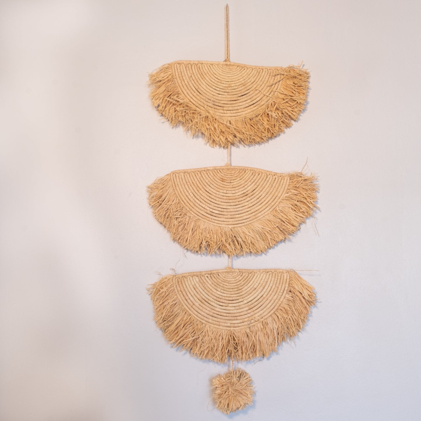 Natural Raffia Wall Hanging