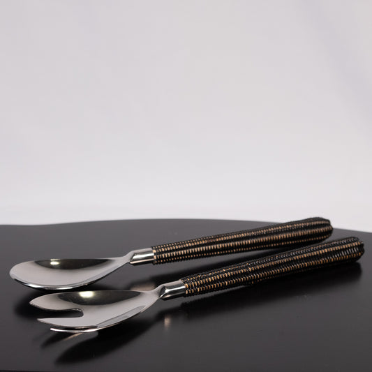 Woven Handle Salad Servers