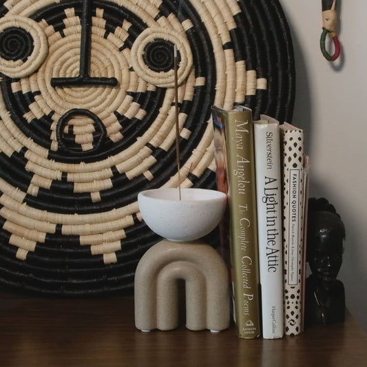 Stoneware Incense Burner