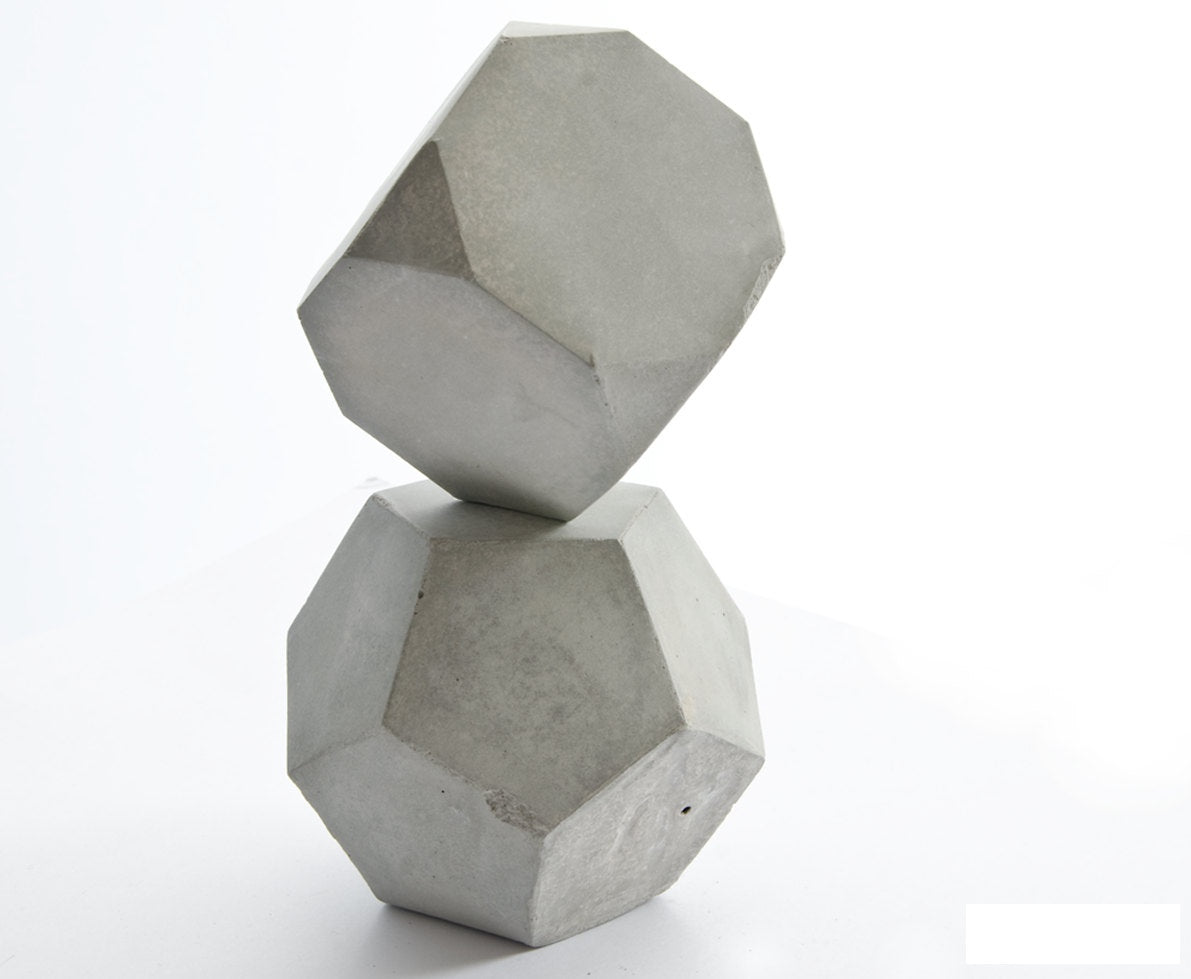 Concrete Geo Sculpture Set