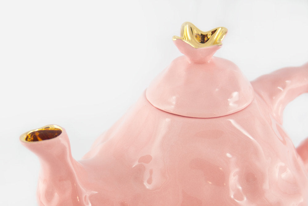 Whimsical Teapot - Pink