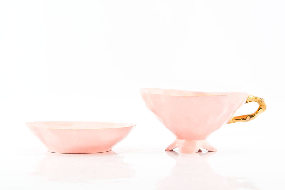 Quirky Tea Cup - Pink